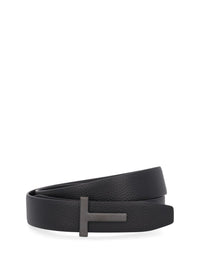 Tom Ford Tom Ford Men Reversible Grained Leather Belt