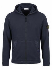 Stone Island Men Organic Cotton Interlock Hoodie Sweater