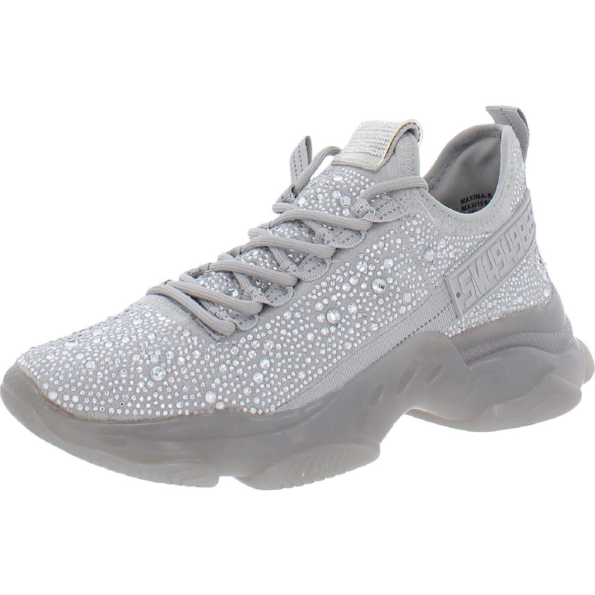 Maxima Womens Embellished Low Top Casual and Fashion Sneakers