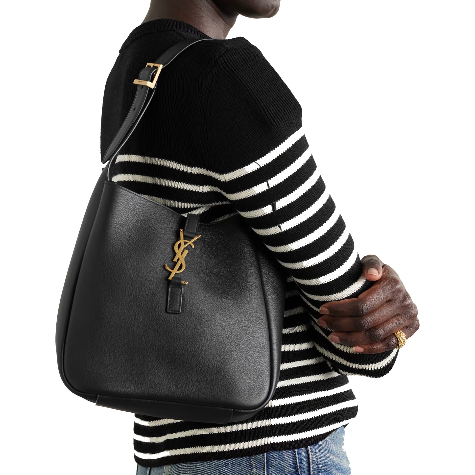SAINT LAURENT Saint Laurent Le 5 Ã€ 7 Small Soft Leather Bag Women