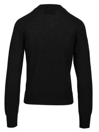 Ami Women Quota -Crewneck Sweater With Contrasted Ami De Coeur