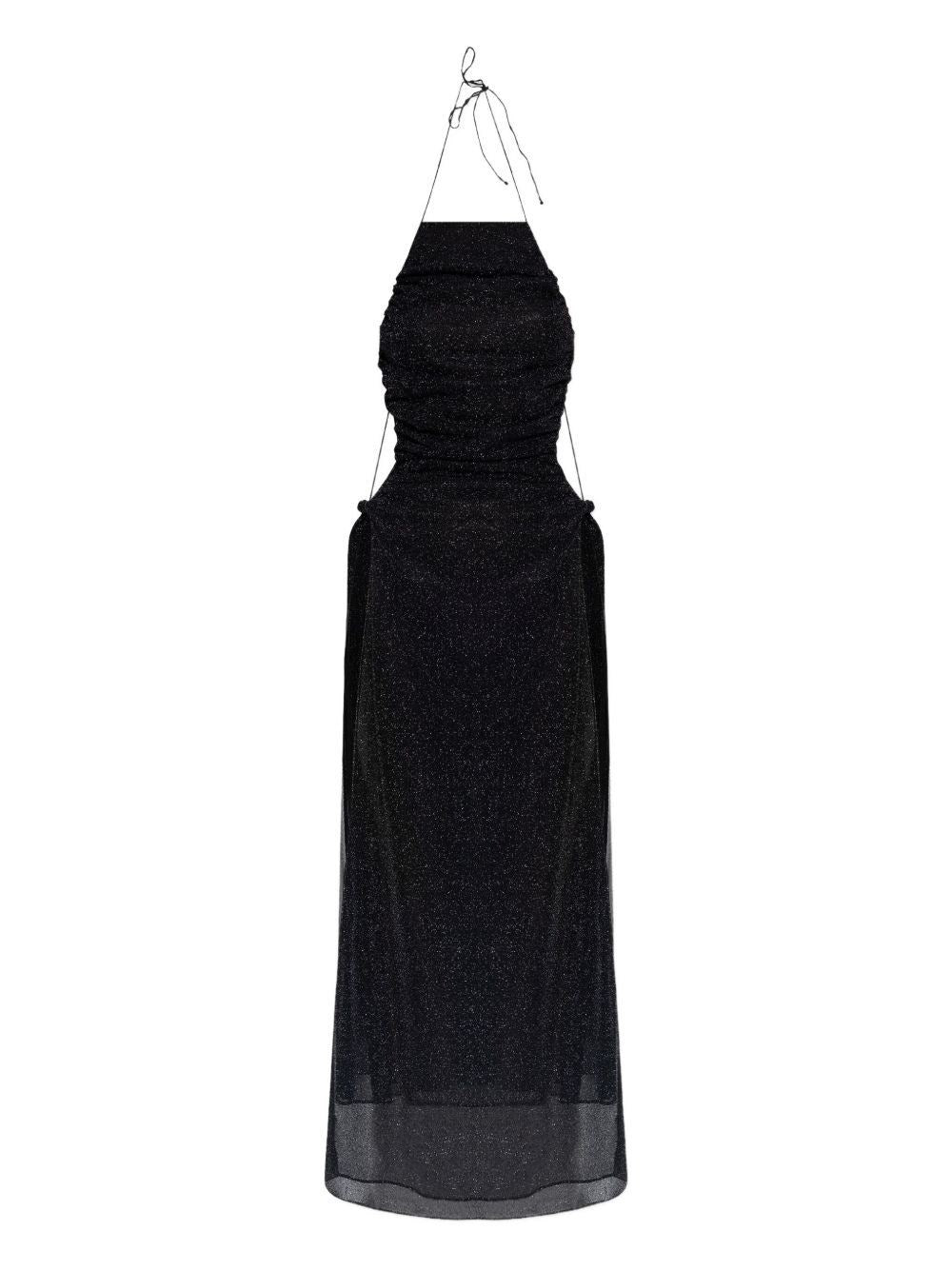 Oseree Women Dress With Lurex Thread Finish