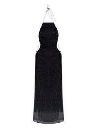 Oseree Women Dress With Lurex Thread Finish