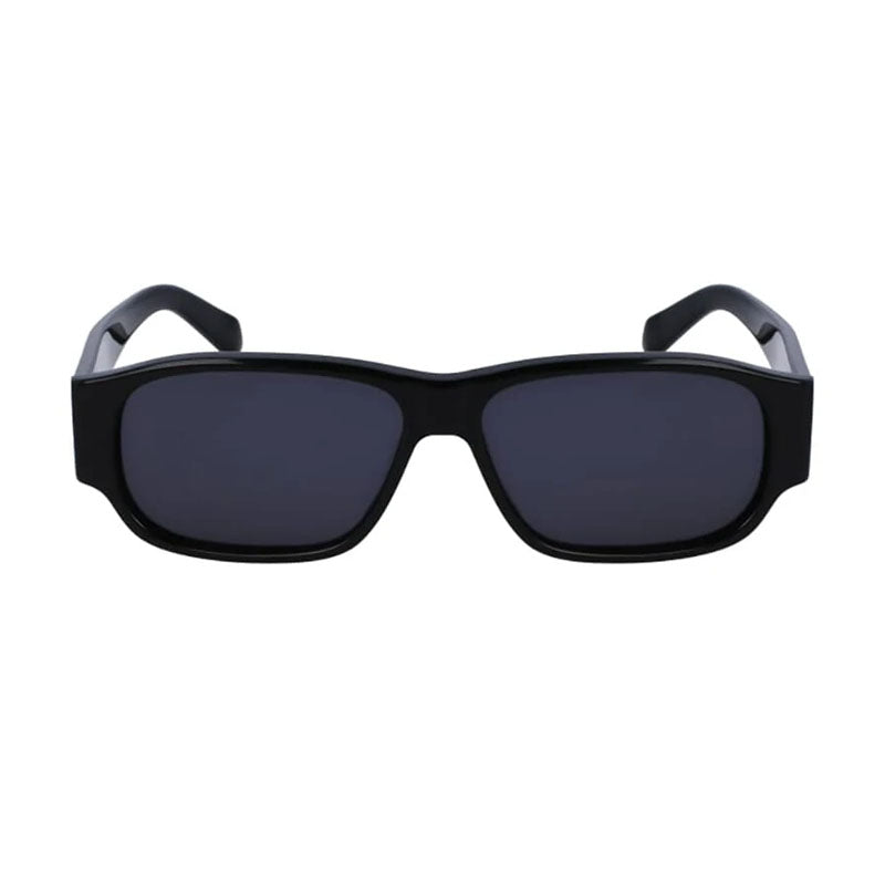 Salvatore Ferragamo Sunglasses Rectangle Full Rim, Black Frame and Dark Grey Lens SF1109S001
