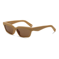 Jacquemus Sunglasses Rectangle Full Rim, Shiny Black Frame and Grey Lens JAC/62C1