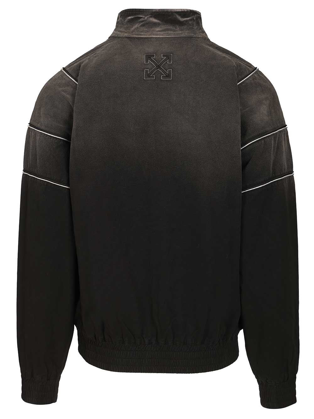 Off-White Men Offline Gd Gab Tracktop Black