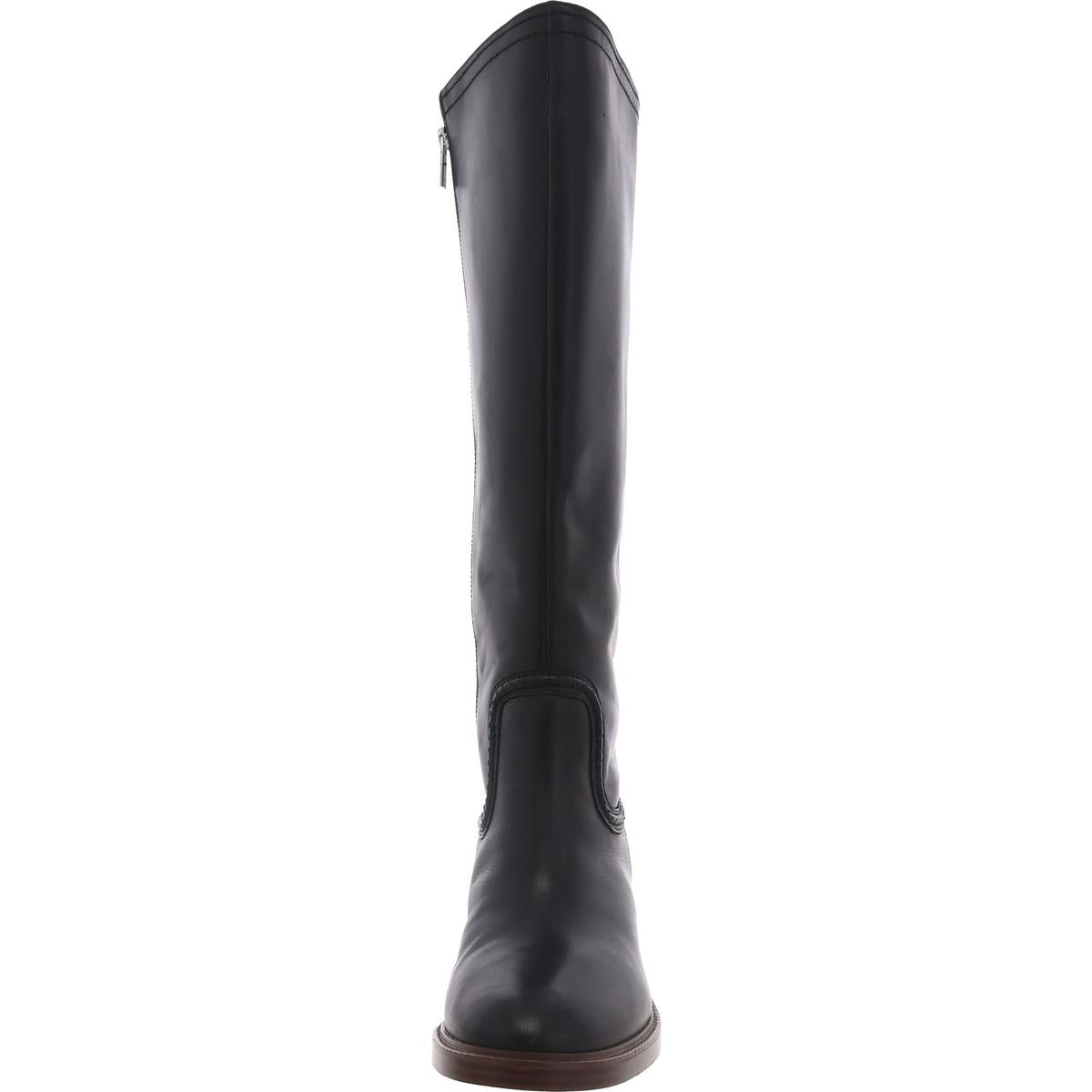 Vuliann 4 Womens Leather Extra Wide Calf Knee-High Boots
