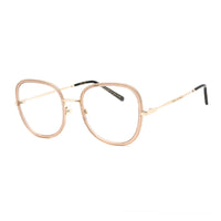 Marc Jacobs Eyeglasses Round Full Rim, Pink/Gold Frame and Clear Demo Lenses Lens MARC7010S4500