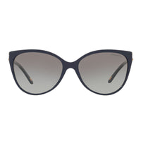 Tiffany & Co. Sunglasses Cat Eye Full Rim, Shiny Blue Frame and Brown Gradient Lens TF4089B82303C