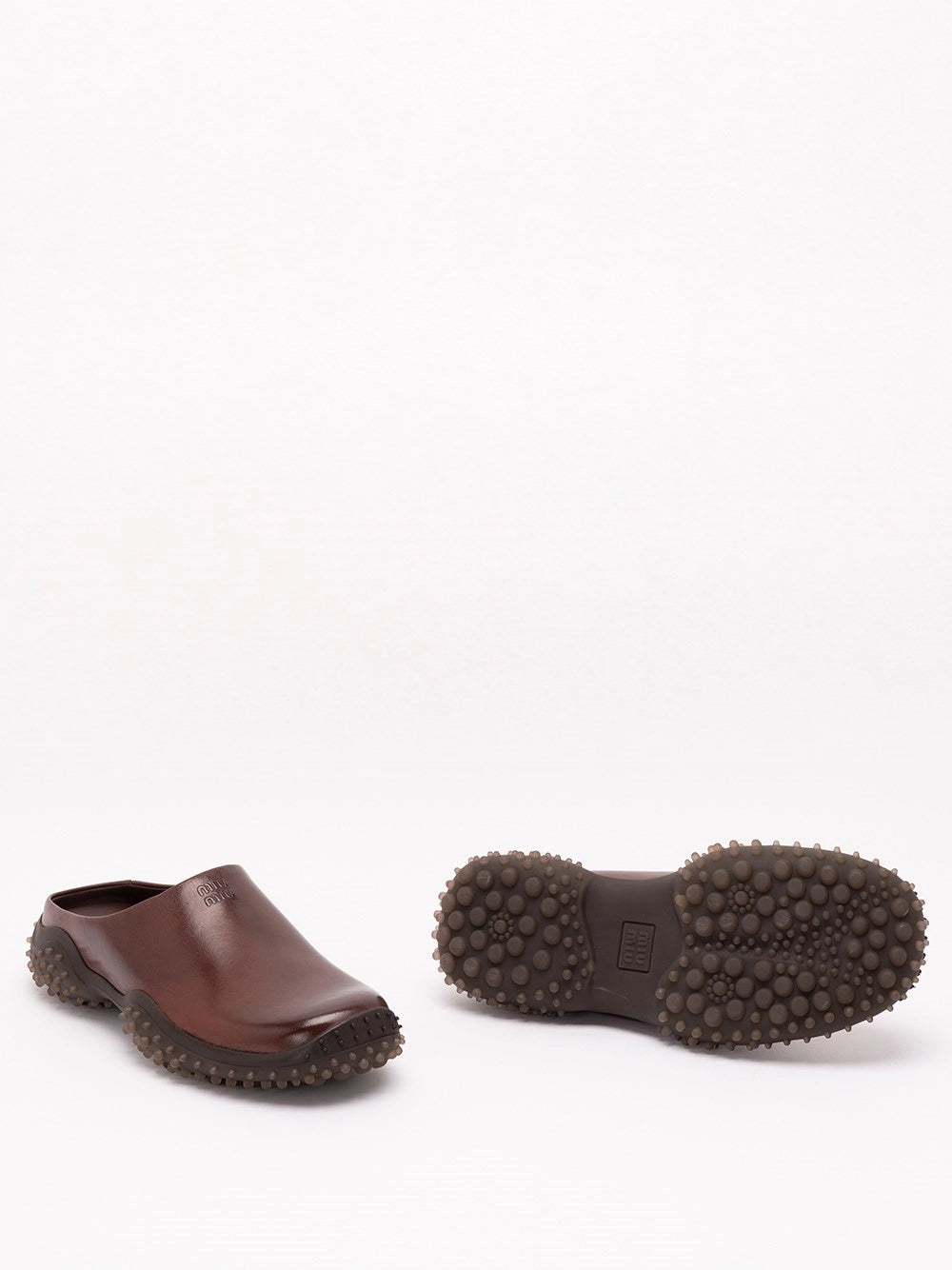 Miu Miu Women Leather Slides