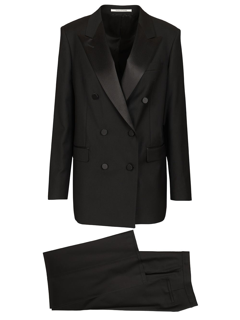 Tagliatore Women Double-Breasted Wool Tuxedo