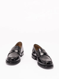Prada Prada Men Brushed Leather Loafers