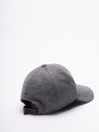 Brunello Cucinelli Men Baseball Cap With Embroidered Logo