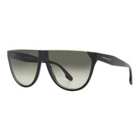Victoria Beckham Sunglasses Rectangle Full Rim, Metallic Forced Green Frame and Smoke Gradient Lens VB682S305