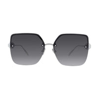 Givenchy Givenchy Sunglasses Butterfly Rimless, Silver Frame and Grey Gradient Lens GV40110U16B