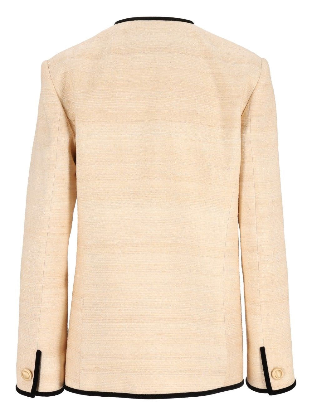 Valentino Garavani Women Silk And Linen Blazer