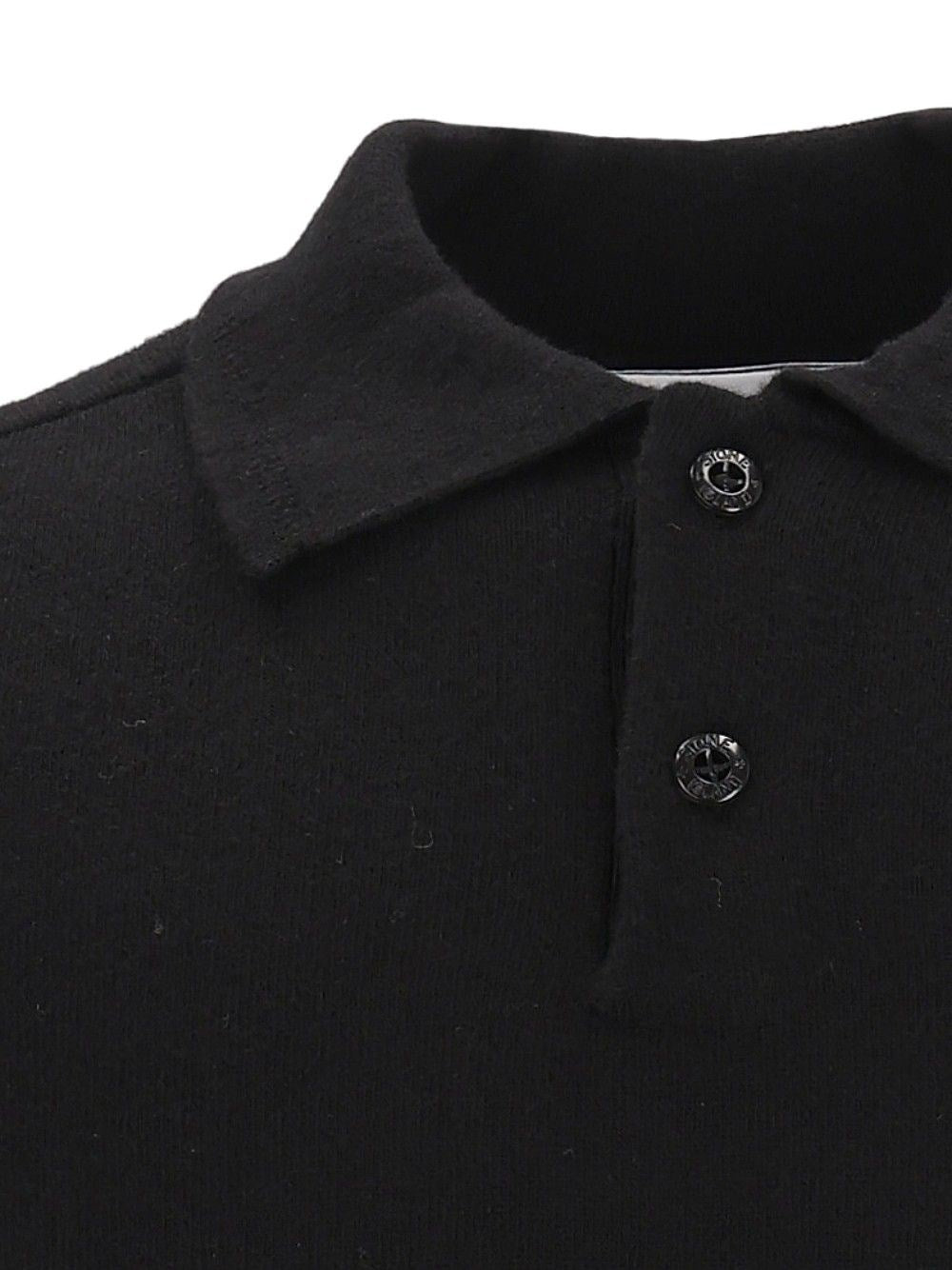 Stone Island Stone Island Men Rws Geelong Lightweight Wool Polo Sweater