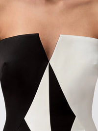 Versace Women Silk Duchesse Mini Dress