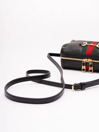 Gucci Gucci Women Horsebit Web Crossbody Bag