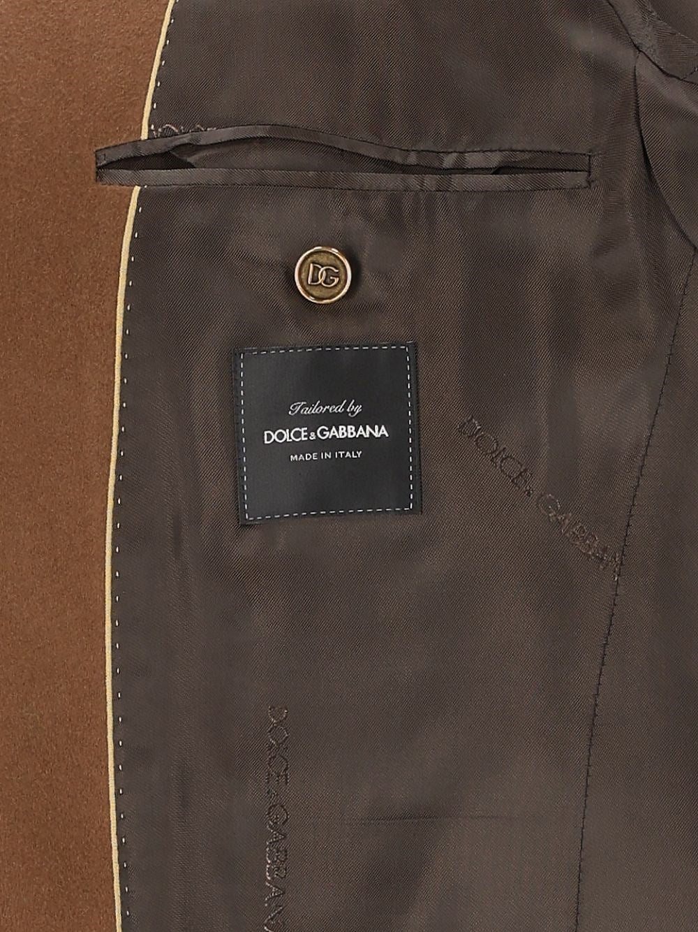 Dolce & Gabbana Men Sicilia Light Single-Breasted Cashmere Jacket