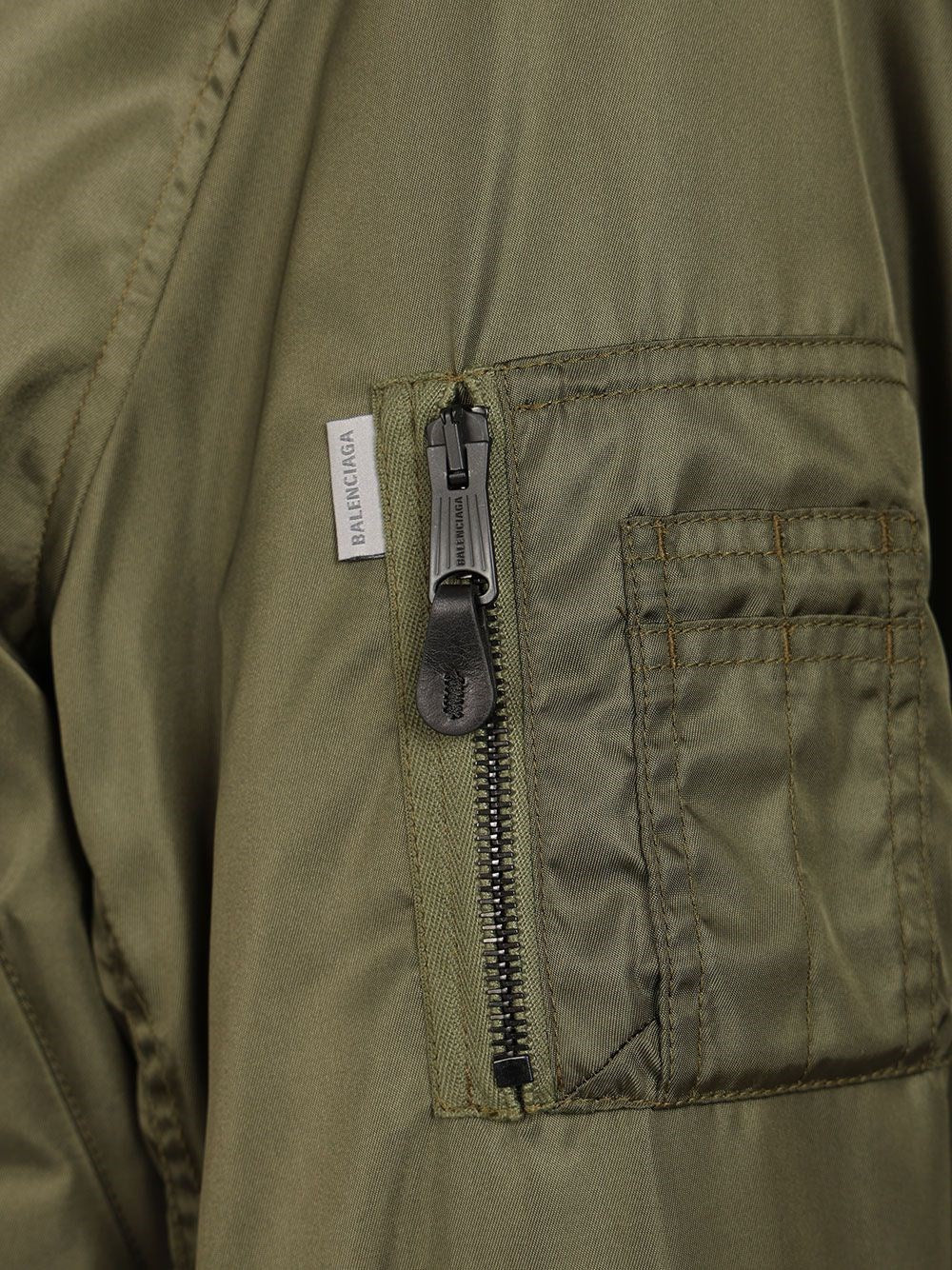 Balenciaga Men Bomber Jacket With Pockets