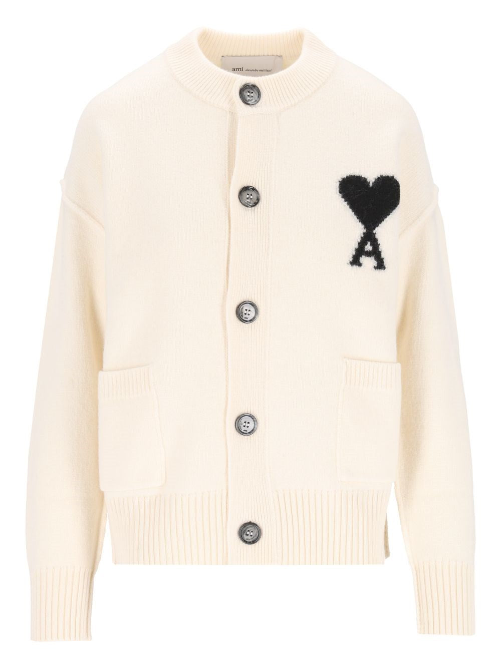 Ami Women Wool Ami De Coeur Cardigan
