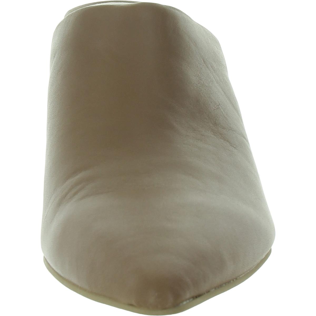 Womens Leather Slip On Mules