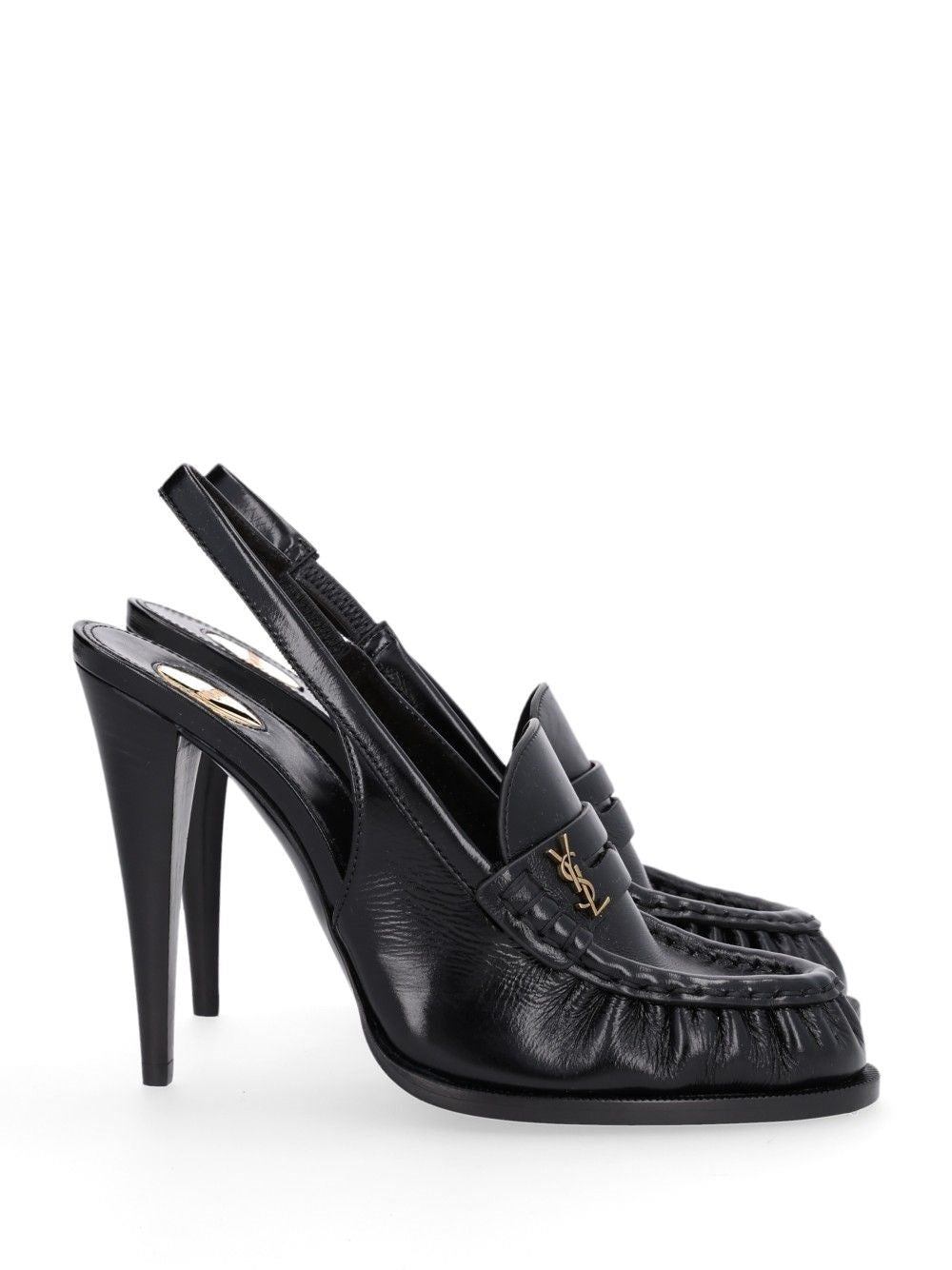 Saint Laurent Women Le Loafer Open Back Pumps