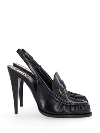Saint Laurent Women Le Loafer Open Back Pumps