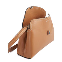 Toteme Toteme T-Lock Grained-Leather Clutch Bag Women
