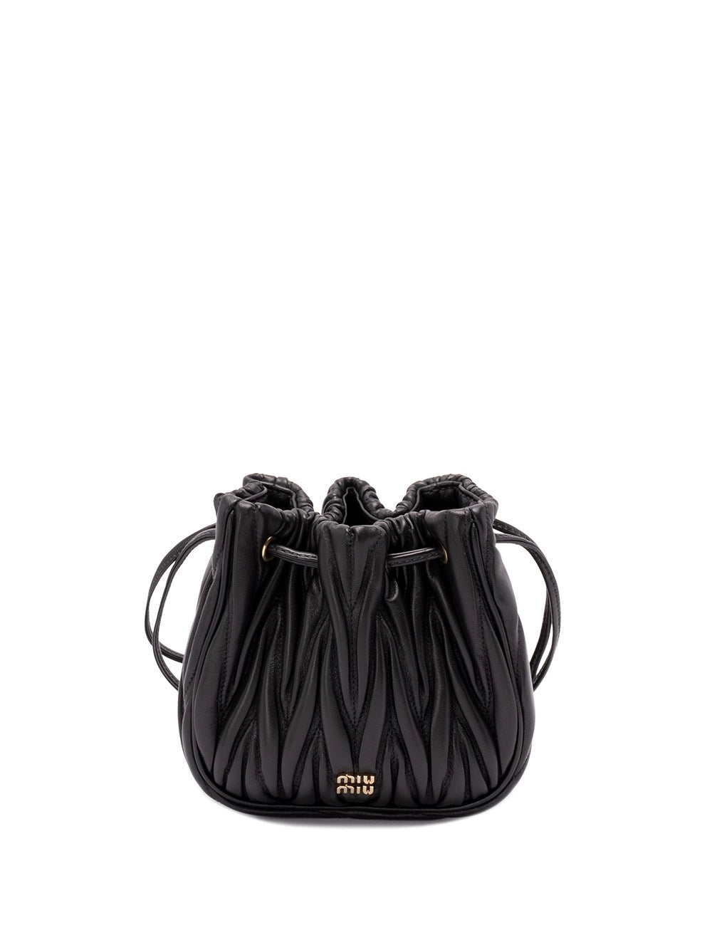 Miu Miu Women `Matelassé` Nappa Leather Pouch