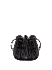 Miu Miu Women `Matelassé` Nappa Leather Pouch