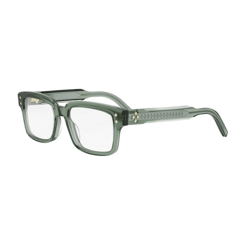 Dior Eyeglasses Square Full Rim, Green Frame and Clear Demo Lens Lens CDDIAMONDOS8I5500