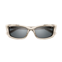 Saint Laurent Saint Laurent Sunglasses Cat Eye Full Rim, Havana Frame and Black Lens SL658002