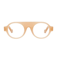 Loewe Eyeglasses Round Full Rim, Light Pink Frame and Clear Demo Lenses Lens LW50009I072