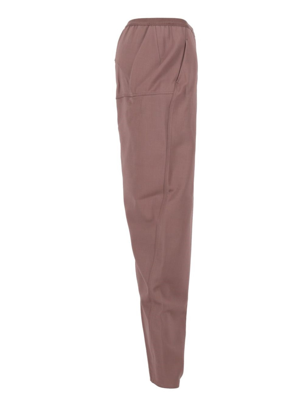 Rick Owens Women Soft Pillar Long Skirt In Stretch Wool