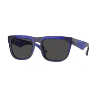Burberry Sunglasses Square Full Rim, Check Blue Frame and Dark Grey Lens BE4431U411487