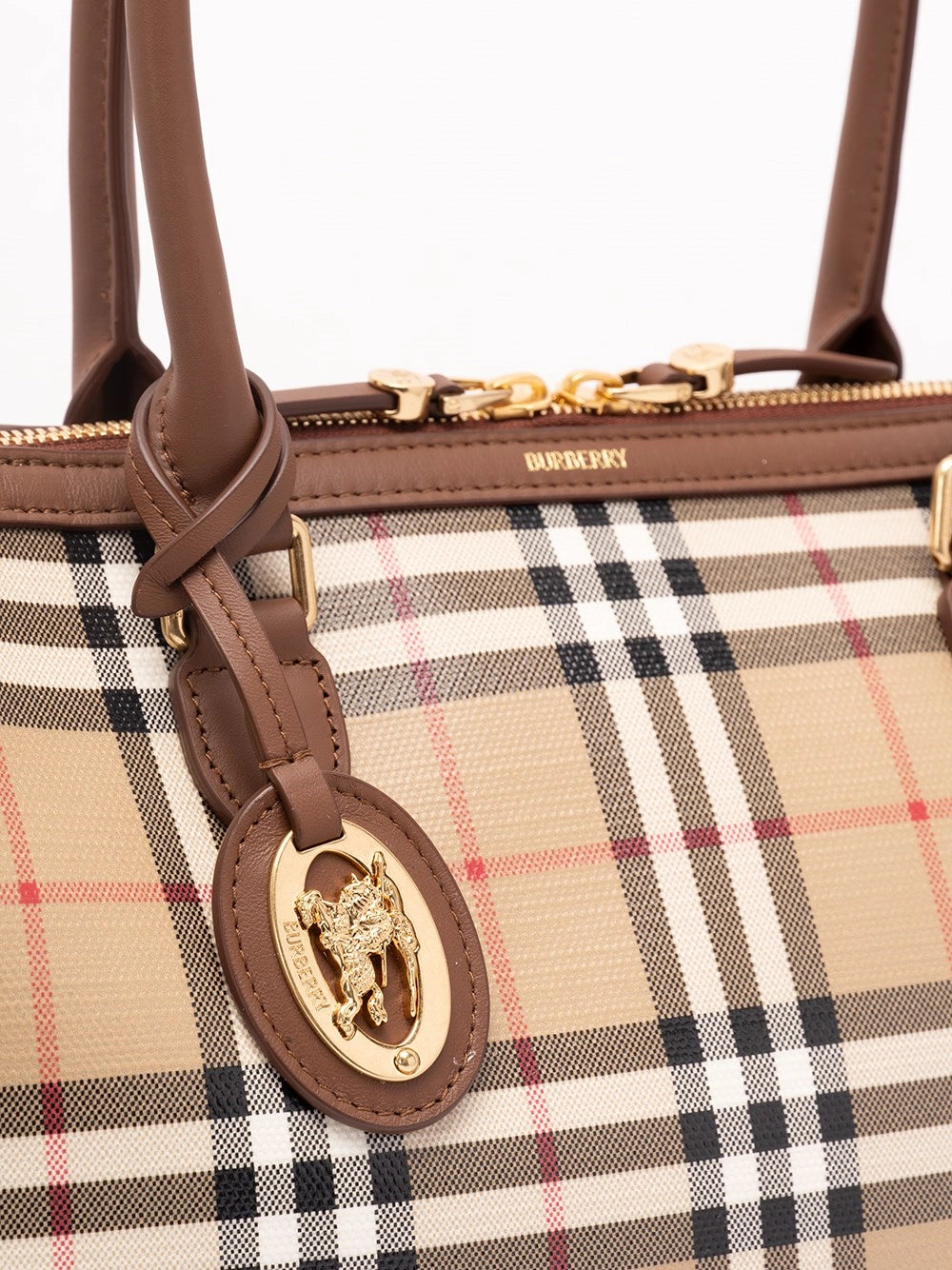 Burberry Women Small Zipped Tote