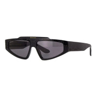 Gucci Sunglasses Cat Eye Full Rim, Shiny Black Frame and Grey Lens GG1591S001