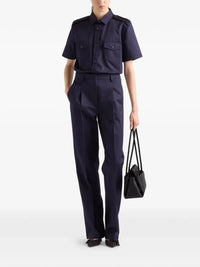 Prada Women Short-Sleeve Uniform Shirt