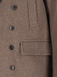 Dries Van Noten Dries Van Noten Men Oversized Double-Breasted Wool Coat