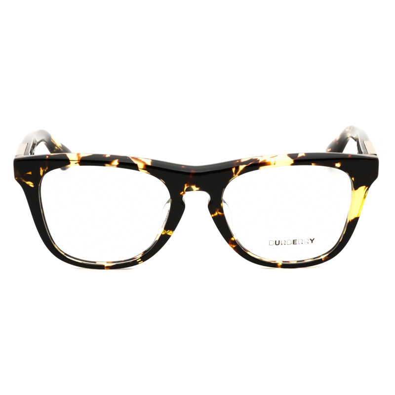 Burberry Eyeglasses Square Full Rim, Dark Havana Frame and Clear Demo Lenses Lens BE2409F4106