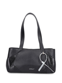 Off-white Off-White Women "Oyah East West" Leather Tote Bag