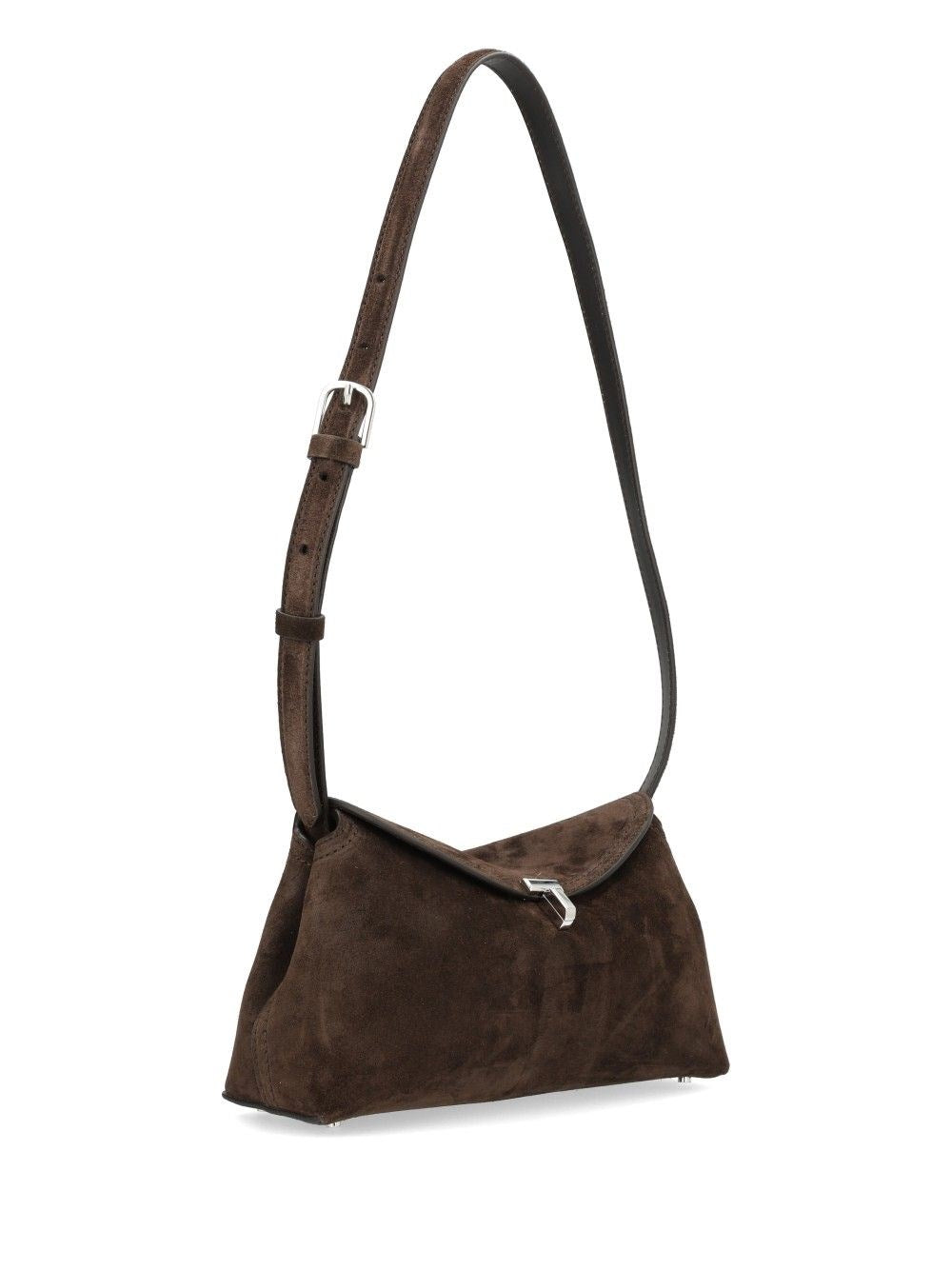 Toteme Toteme Women Suede "T-Lock" Clutch Bag