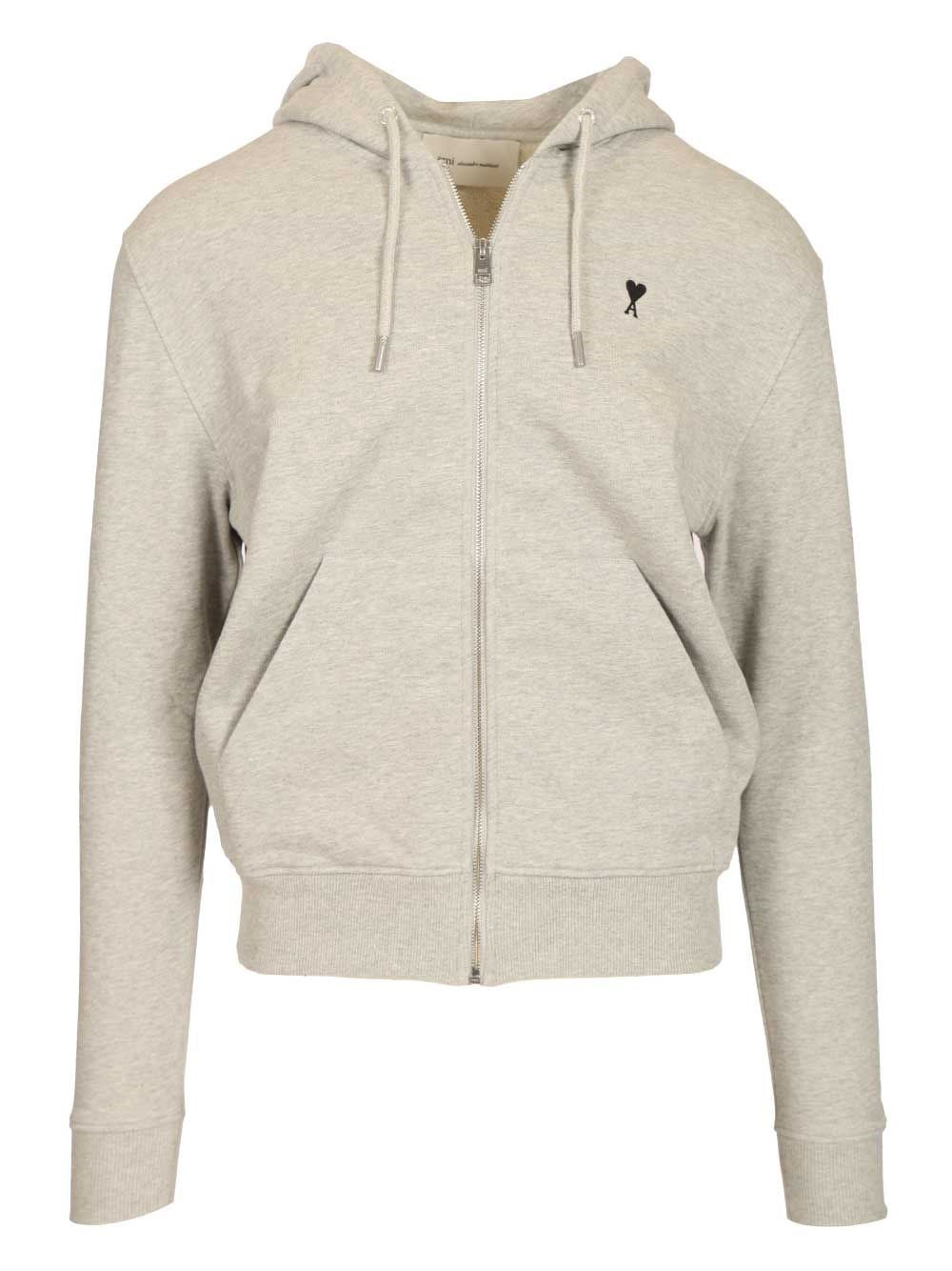 Ami Women Ami De Coeur Zip-Up Hoodie