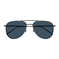 Montblanc Sunglasses Aviator Full Rim, Grey Frame and Blue Lens MB0311S003