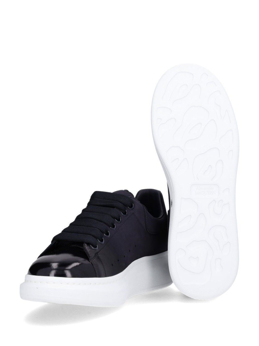 Mcqueen Men Oversized Leather Sneakers
