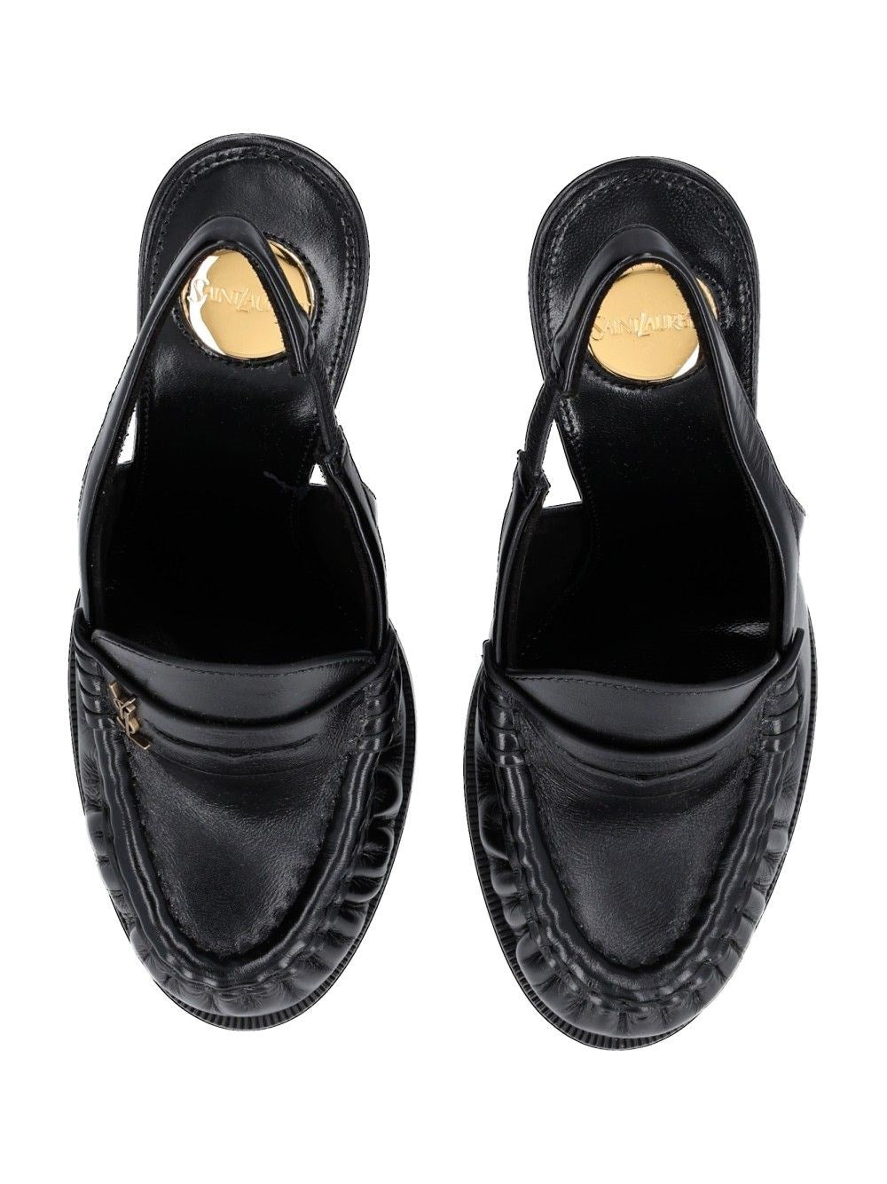 Saint Laurent Women Le Loafer Open Back Pumps