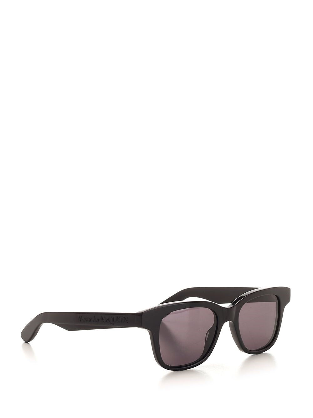 Mcqueen Mcqueen Men Smoked Black Sunglasses