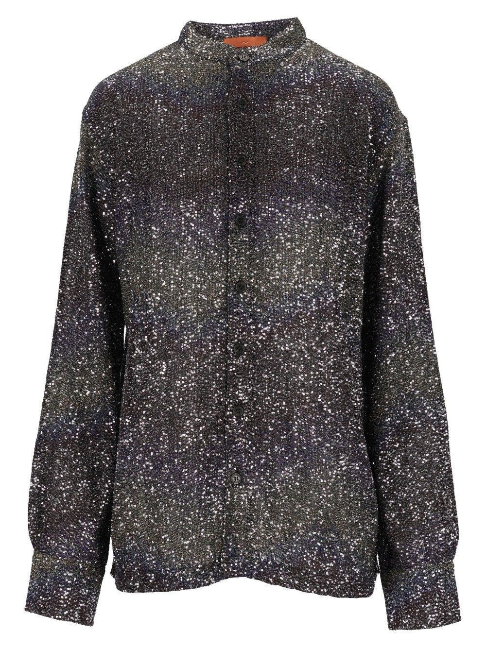 Missoni Women Oversized Shirt With Sequin Appliqué